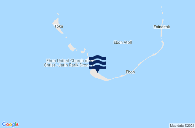 Mappa delle maree di Ebon, Marshall Islands