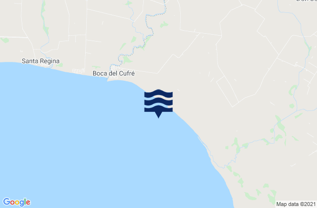 Mappa delle maree di Ecilda Paullier, Uruguay