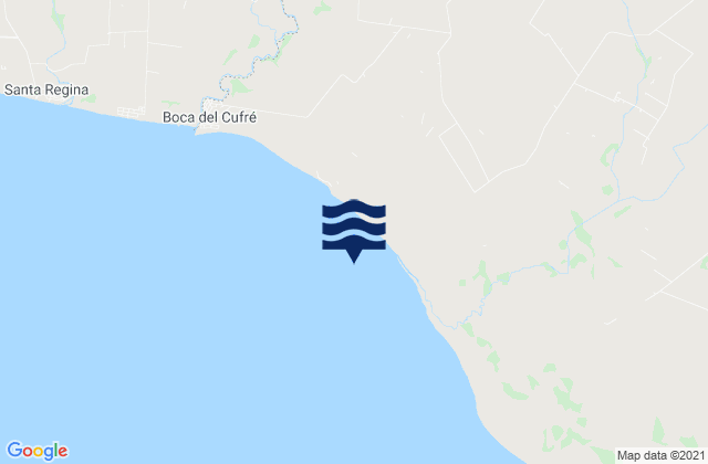 Mappa delle maree di Ecilda Paullier, Uruguay