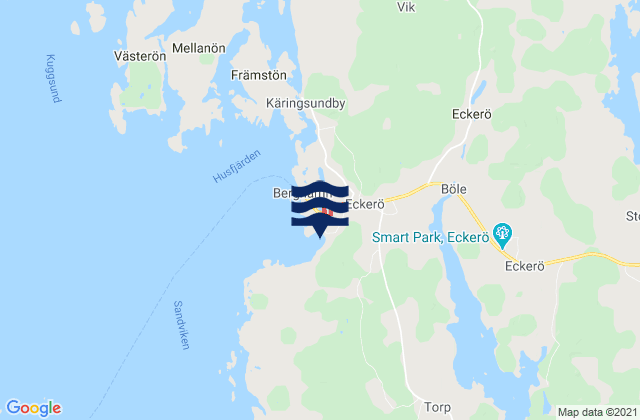 Mappa delle maree di Eckerö, Aland Islands
