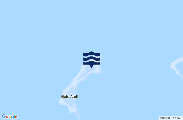 Mappa delle maree di Elato, Micronesia