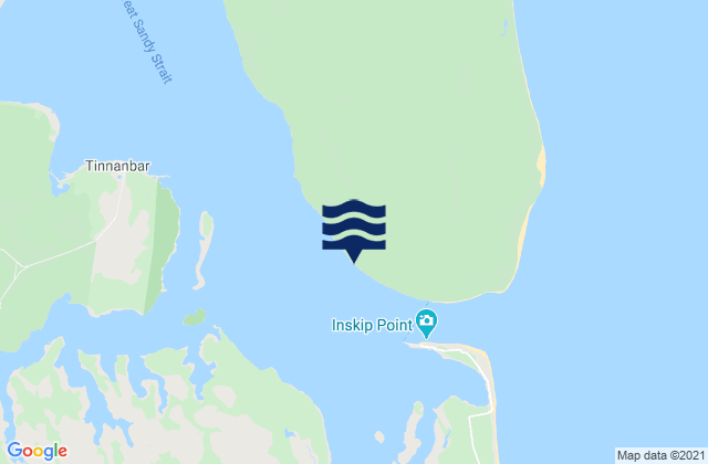 Mappa delle maree di Elbow Point, Australia