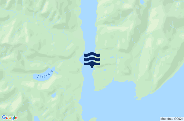 Mappa delle maree di Eliza Harbor (Admiralty Island), United States