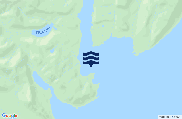 Mappa delle maree di Eliza Harbor (Liesnoi Island), United States