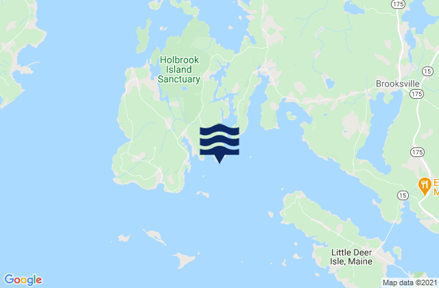 Mappa delle maree di Emerson Point, United States