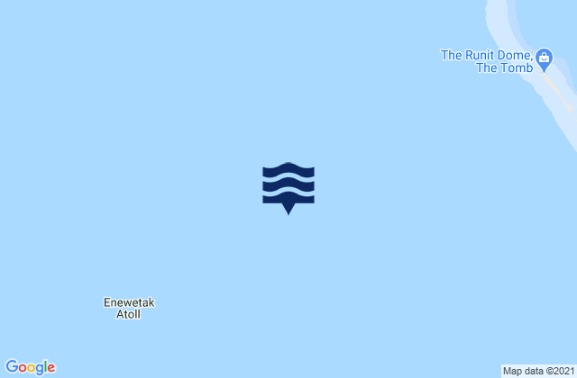 Mappa delle maree di Enewetak Atoll, Marshall Islands