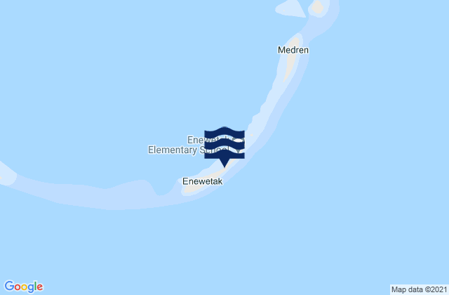 Mappa delle maree di Enewetak, Marshall Islands