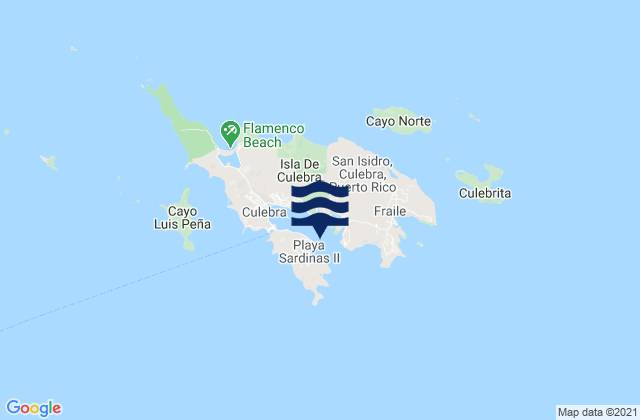 Mappa delle maree di Ensenada Honda, Puerto Rico