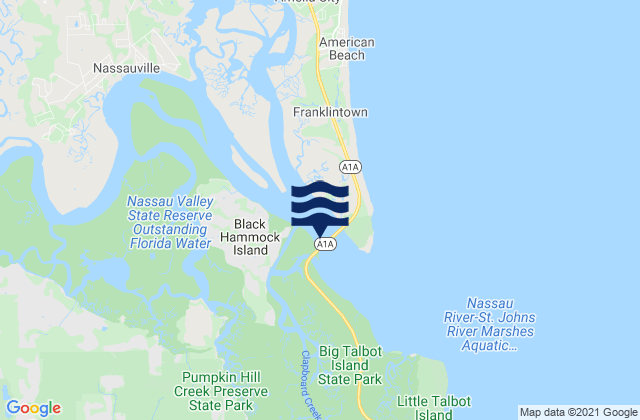 Mappa delle maree di Entrance, United States