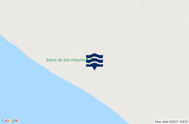 Mappa delle maree di Estero el Dátil, Mexico