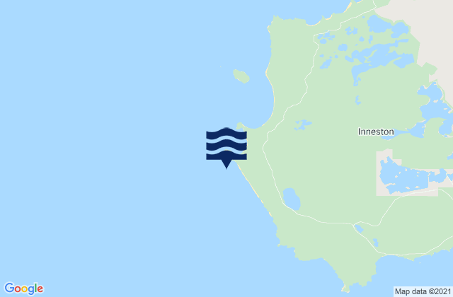 Mappa delle maree di Ethel Wreck, Australia
