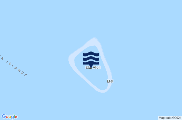 Mappa delle maree di Ettal, Micronesia