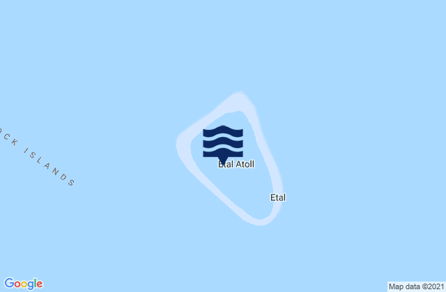 Mappa delle maree di Ettal Municipality, Micronesia