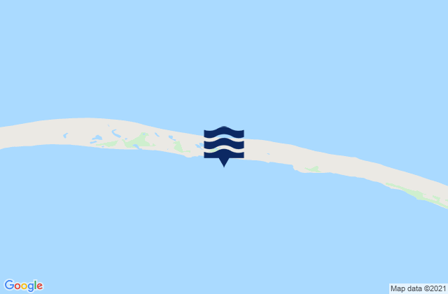 Mappa delle maree di Farewell Spit, New Zealand