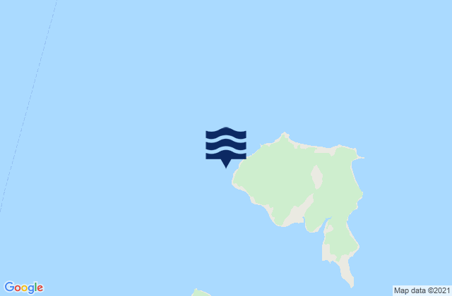 Mappa delle maree di Faro Isla Chulín, Chile