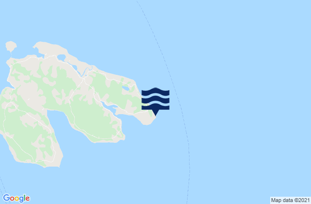 Mappa delle maree di Faro Punta Redonda, Chile