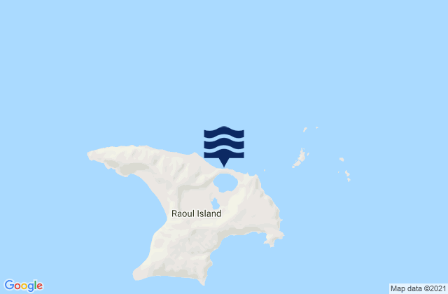 Mappa delle maree di Fishing Rock, New Zealand