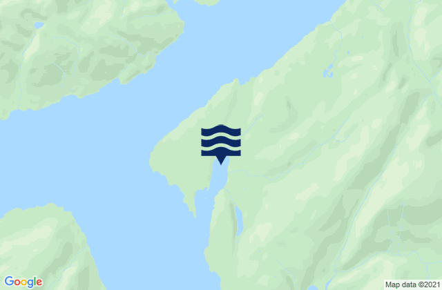 Mappa delle maree di Fitzgibbon Cove, United States