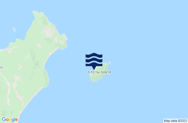 Mappa delle maree di Fitzroy Island, Australia