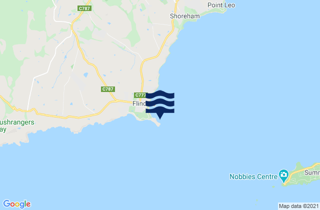 Mappa delle maree di Flinders Jetty, Australia