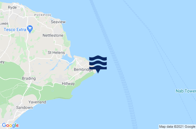 Mappa delle maree di Foreland (Lifeboat Slip), United Kingdom