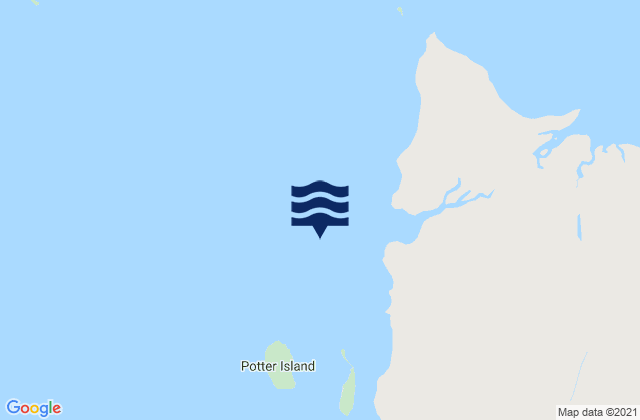 Mappa delle maree di Fortescue Road, Australia