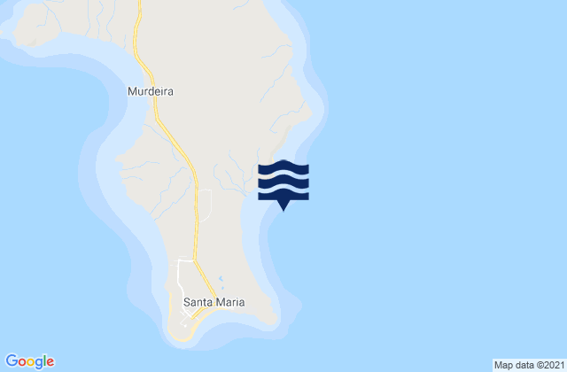 Mappa delle maree di Fragata, Cabo Verde