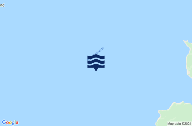 Mappa delle maree di Frenchman's Cove, Bay of Islands, Canada
