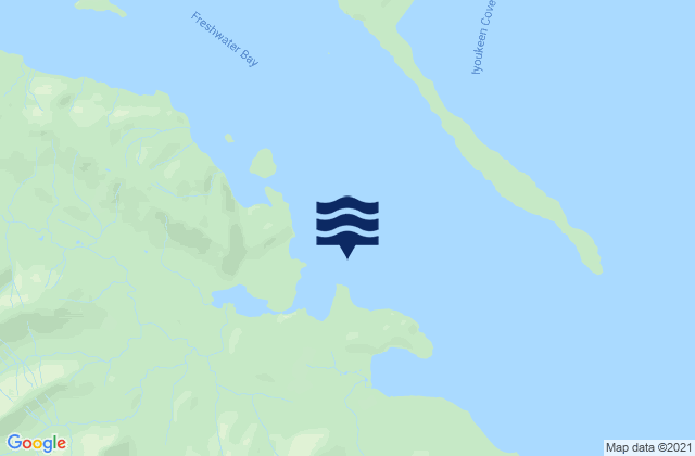 Mappa delle maree di Freshwater Bay (Chichagof Island), United States