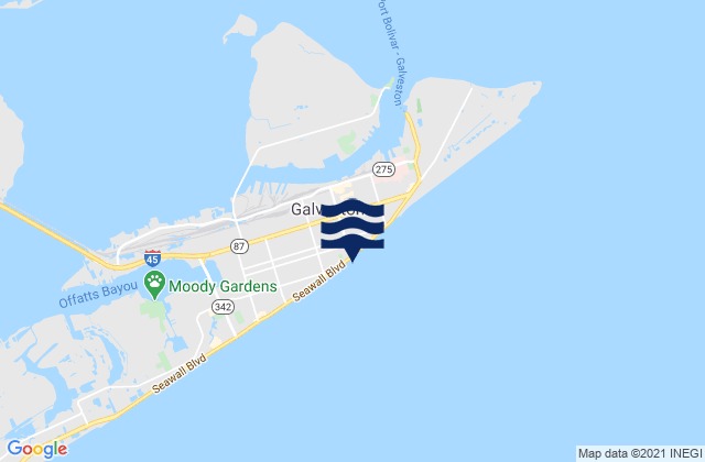 Mappa delle maree di Galveston - FlagshipPier, United States