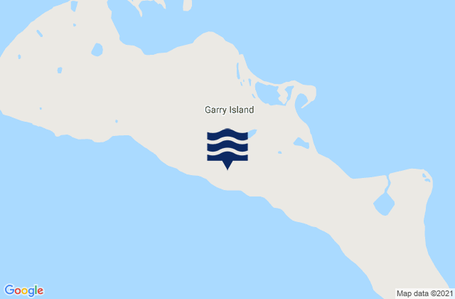 Mappa delle maree di Garry Island, United States