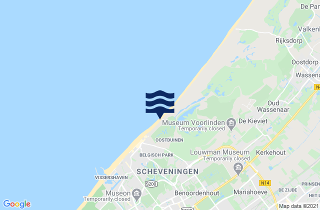 Mappa delle maree di Gemeente Delft, Netherlands
