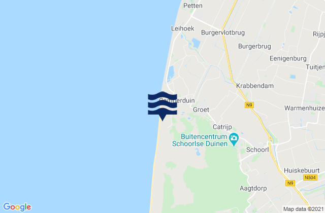 Mappa delle maree di Gemeente Langedijk, Netherlands