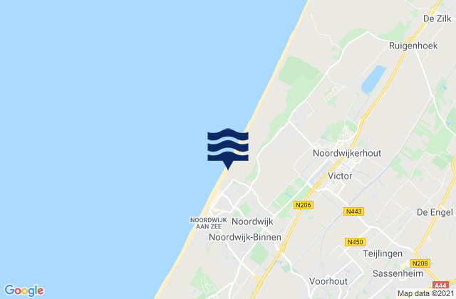 Mappa delle maree di Gemeente Leiderdorp, Netherlands