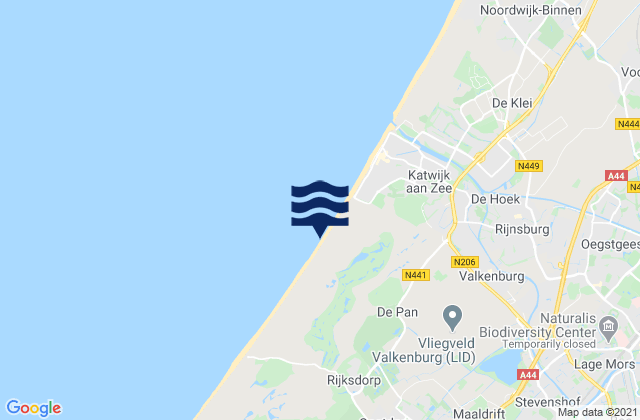 Mappa delle maree di Gemeente Voorschoten, Netherlands