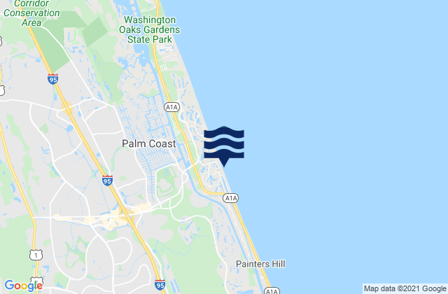Mappa delle maree di Georgetown, United States