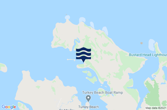 Mappa delle maree di Gladstone, Australia