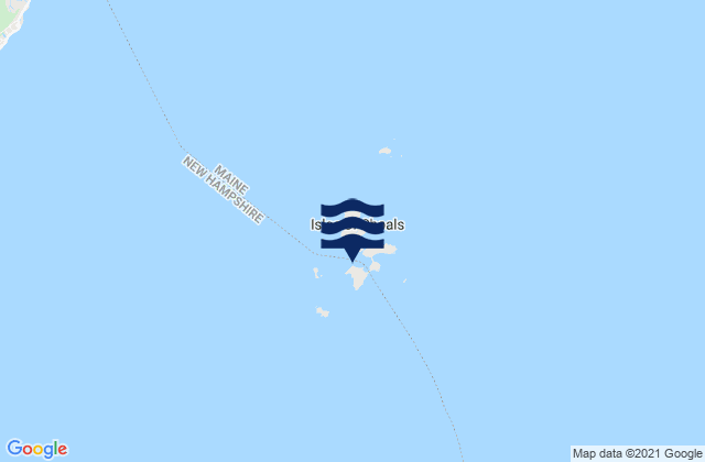 Mappa delle maree di Gosport Harbor (Isles Of Shoals), United States