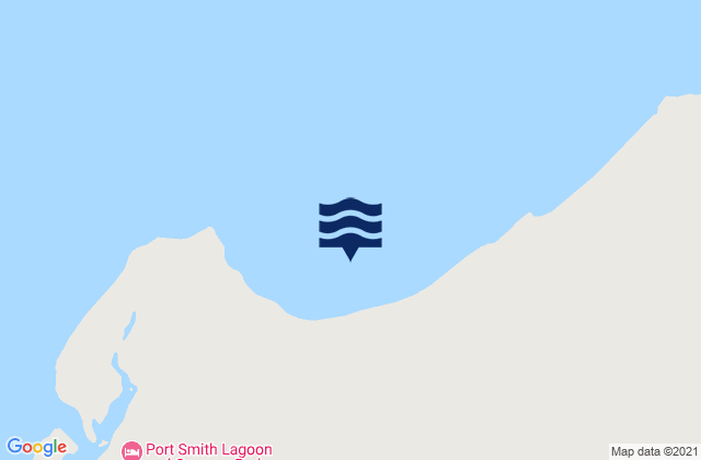 Mappa delle maree di Gourdon Bay, Australia