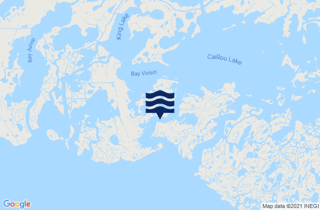 Mappa delle maree di Grand Bayou du Large, United States