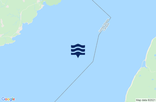 Mappa delle maree di Grand Manan Channel (Bay of Fundy Entrance), Canada