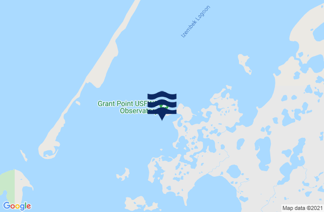 Mappa delle maree di Grant Point Izembek Lagoon, United States