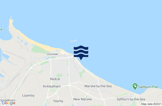 Mappa delle maree di Granville Beach, United Kingdom