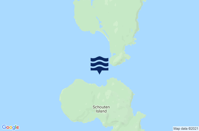 Mappa delle maree di Gravelly Beach, Australia
