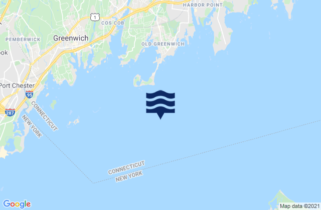 Mappa delle maree di Greenwich Point 1.1 miles south of, United States
