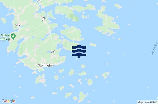 Mappa delle maree di Grog Island E of Deer Island Thorofare, United States
