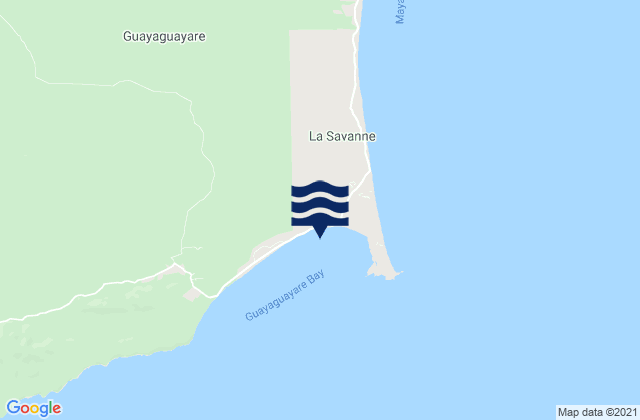 Mappa delle maree di Guayaguayare Bay, Trinidad and Tobago