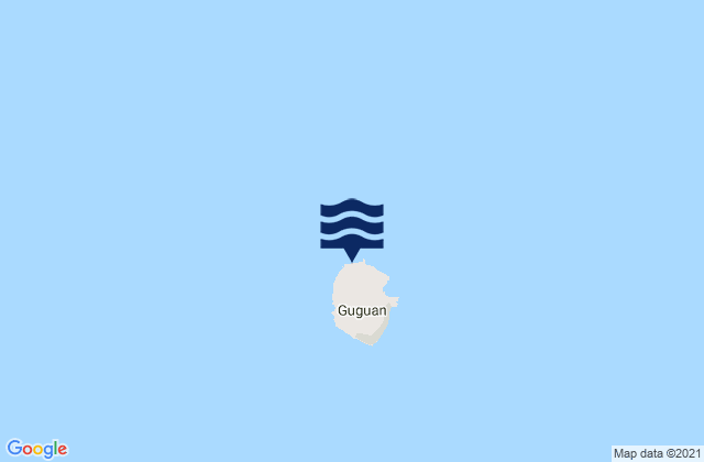 Mappa delle maree di Guguan Island, Northern Mariana Islands