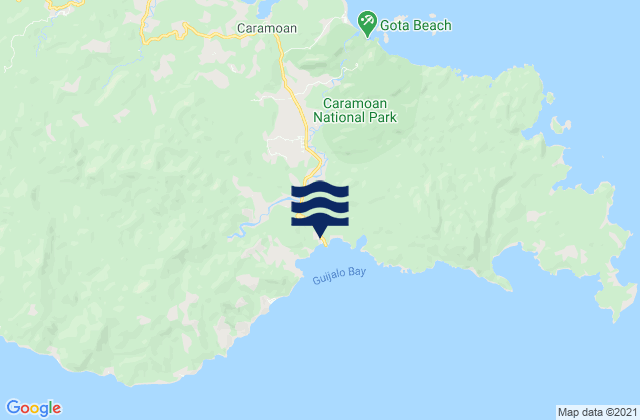 Mappa delle maree di Guijalo, Philippines