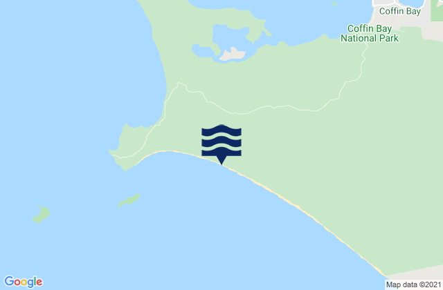 Mappa delle maree di Gunyah Beach, Australia